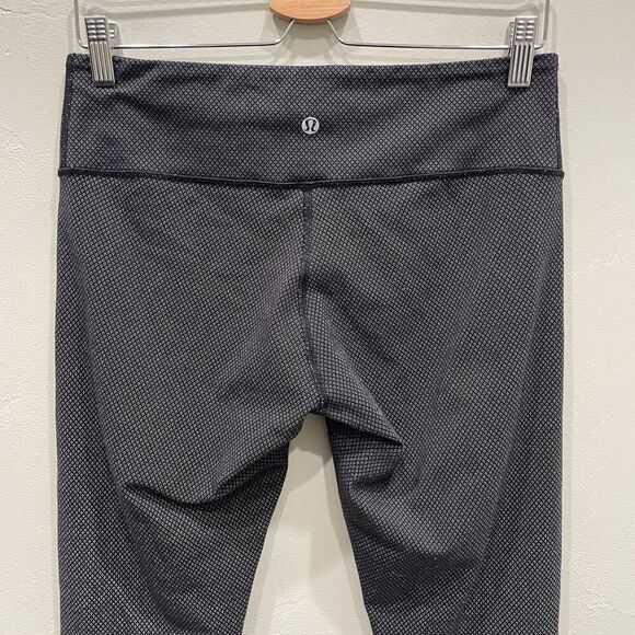 Lululemon Wunder Under Pant Diamond Dot Black White - Size: 10 - Picture 5 of 9